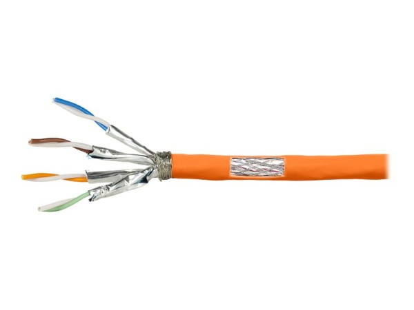 LOGILINK LOGILINK Verlegekabel S/FTP Cat7 AWG23 1000MHz orange 500,0m