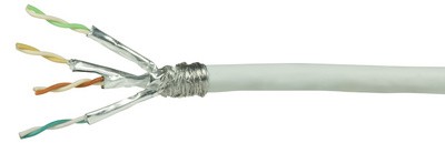 LogiLink Installationskabel, Kat.7, S/FTP, 100 m, weiß