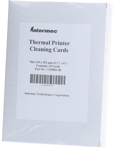 HONEYWELL INTERMEC CLEANING CARD 4 LOT 25