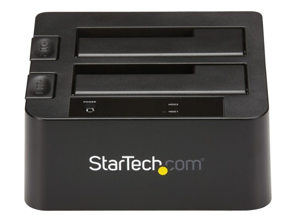 STARTECH.COM STARTECH.COM USB 3.1 (10 Gbit/s) Dual-bay Festplatten Dockingstation für 2,5 Zoll / 3,5 Zoll SATA SS