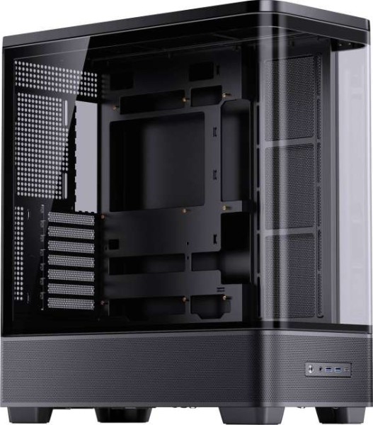 JONSBO TK-5 Gehäuse, Midi-Tower, ATX, Tempered Glass - schwarz TK-5 BLACK