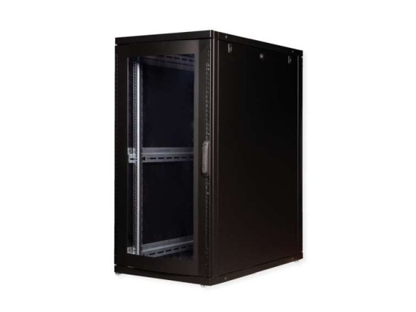 ROLINE 26210148 19 Zoll Serverschrank (B x H x T) 600 x 1260 x 1000 mm Schw 26210148