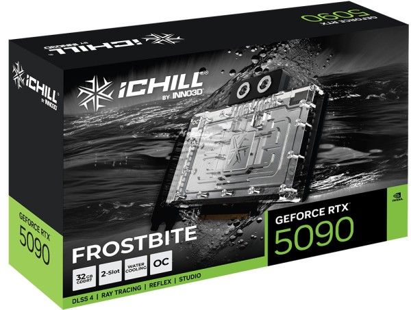 Inno3D RTX5090 iChill Frostbite 32GB C50903-32D7X-1759FB