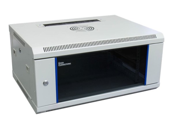 ALCASA GOOD CONNECTIONS 19" Wandgehäuse 4HE 600x450mm lichtgrau