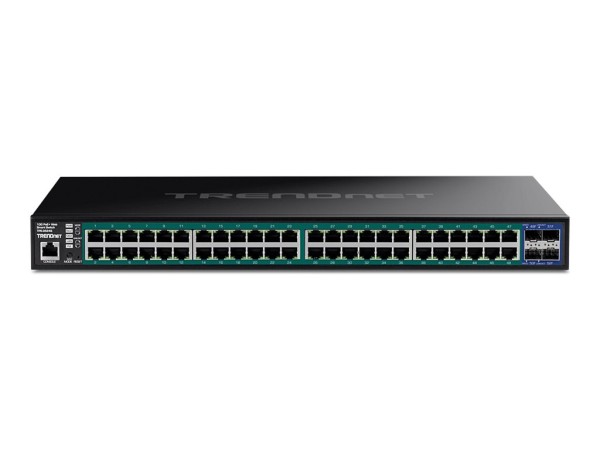 TRENDNET TRENDNET TPE-3524S 52 Port PoE+ Switch, Gigabit Web Smart mit 10G SFP+ Slots