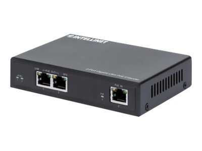 INTELLINET INTELLINET 2-Port Gigabit Ultra PoE-Extender 60W um 100m