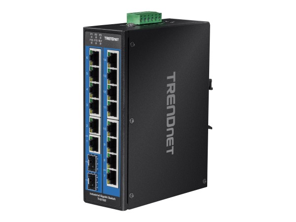 TRENDNET TRENDNET Industrie Switch 16Port Gbit DIN-Rail