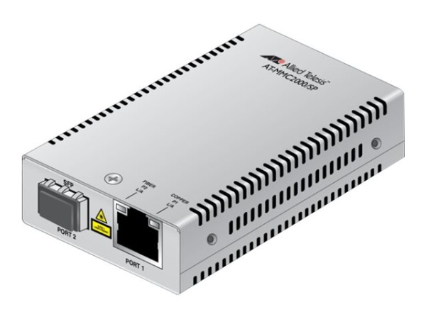 ALLIED TELESIS ALLIED Mini Media Converter 10/100/1000T to SFP AT-MMC2000/SP-60