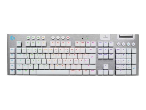 LOGITECH G915 X LIGHTSPEED Wireless Gaming Keyboard White (DE) 920-012686