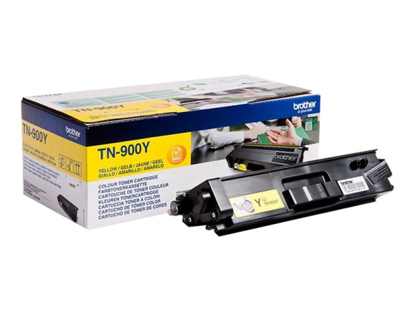 BROTHER TN900y 2er Pack Gelb Tonerpatrone TN900YTWIN