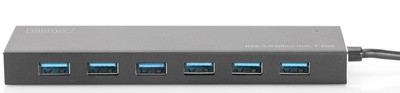 DIGITUS USB 3.0 Hub Super Speed 7-Port, mit Netzteil