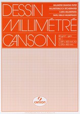 CANSON Millimeterpapier, 650 x 500 mm, 90 g/qm