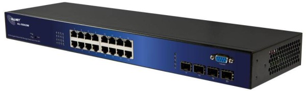 ALLNET ALLNET Switch smart managed 16 Port Gigabit + 4x SFP lüfterlos, SNMP, ALL-SG8420M 19""