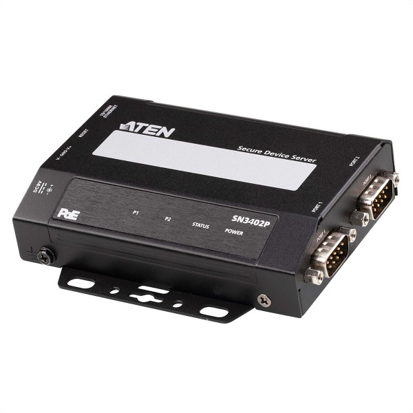 ATEN ATEN SN3402P 2-Port RS-232/422/485 Secure Device Server mit PoE