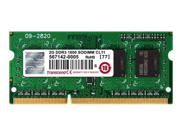 2GB PC3-12800S TRANSCEND TS256MSK64V6N