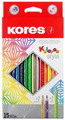 Kores Dreikant-Buntstifte "Kolores Style", 26er Kartonetui