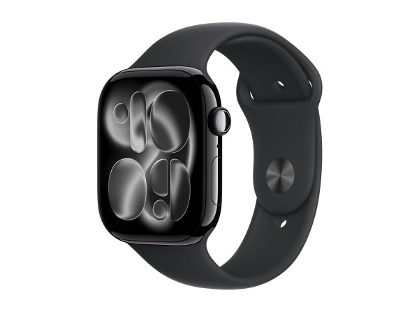 APPLE Watch S11 Aluminium Cellular 46mm Diamantschwarz (Sportarmband schwar MFC44ZR/A