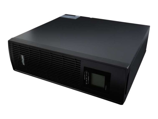 GEMBIRD USV Gembird mit LCD Anzeige, AVR, 2000 VA, Rack sw EG-UPSRACK-12