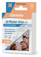 Lifemed Pflaster-Strips "Allround", halbtransparent, 40er