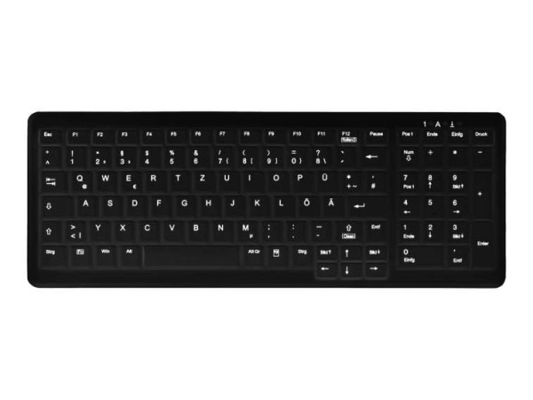 CHERRY HYGIENE COMPACT KEYBOARD WITH AK-C7000F-UVS-B/UK