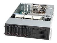 SUPERMICRO SUPERMICRO SC835 TQC-R1K03B - Rack-Montage - 3U - Erweitertes ATX - SATA/SAS - Hot-Swap - Schwarz