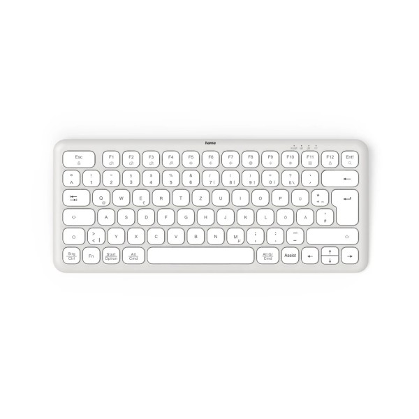 HAMA Multi-Device-Tastatur WK-500 kabellos Funk u. BT klein WS QWERTZ (0017 00173060