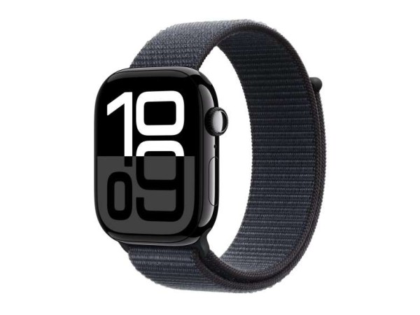 APPLE Watch Series 10 GPS 46mm Jet Black Aluminium Case with Ink Sport Loop MWWR3QF/A