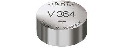 VARTA Silber-Oxid Uhrenzelle, V339, 1,55 Volt, 12 mAh