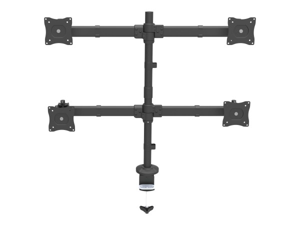 STARTECH.COM Schreibtisch Vierfach-Monitorhalterung - Schwenkbar - Für VESA ARMQUAD