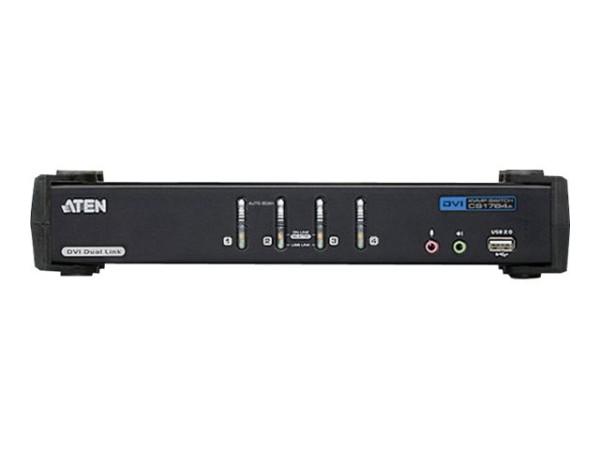 KVM Switch Aten 4P. USB DVI 3D Audio CS1784A-AT-G