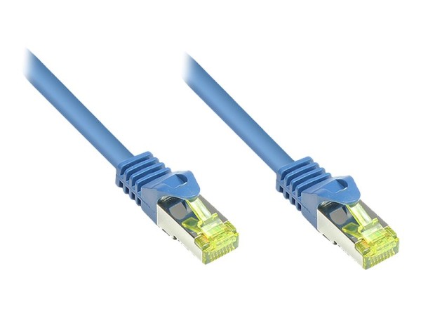 ALCASA GOOD CONNECTIONS Patchkabel mit Cat. 7 Rohkabel S/FTP 40m blau