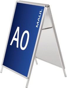 MAUL Plakatständer, DIN A1 - 575 x 820 mm, 2 Klapprahmen