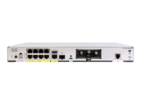 CISCO SYSTEMS ISR 1100X 8P xDSL GE SFP Router Pluggable SMS/GPS C1127X-8PLTEP