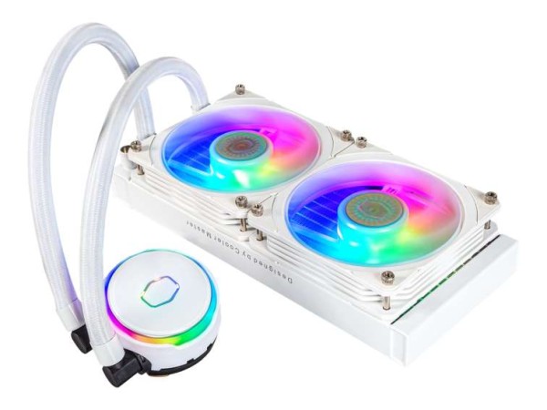 COOLERMASTER PL240 Flux White Edition 240mm (weiß) MLY-D24M-A23PZ-RW