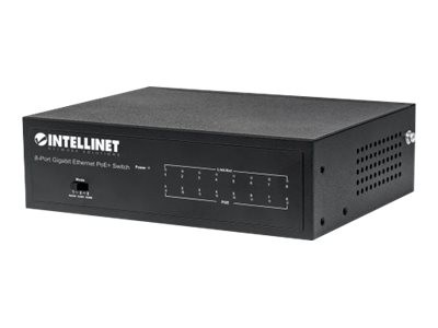 INTELLINET INTELLINET 8-Port Gigabit Ethernet PoE+ Switch