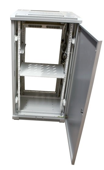 ALLNET 19""Schrank, 22HE, B600/T1000mm, Glastür, Lichtgrau, SNB-Serie, ALL-SNB6122BDGRAU