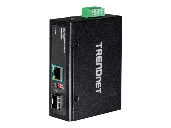 TRENDNET TRENDNET Industrieller SFP zu Gigabit PoE+ Medienkonverter