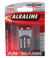 ANSMANN Alkaline "RED" Batterie, 9V E-Block