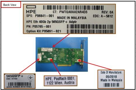 HP ENTERPRISE HP ENTERPRISE HPE 40GbE 2p QSFP+ XL710 Adapter