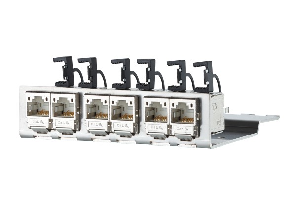 METZ CONNECT METZ CONNECT 6 Port Netzwerk-Patchpanel Metz Connect 130B11P2-E CAT 6A 1 HE