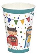PAPSTAR Papp-Trinkbecher "Superhero", 0,2 l