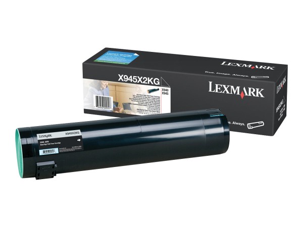 LEXMARK Schwarz Tonerpatrone LCCP X945X2KG