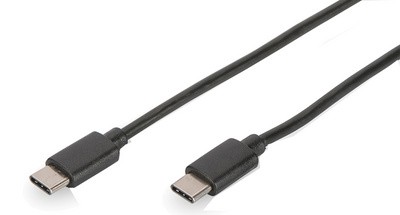 DIGITUS USB 2.0 Kabel, USB-C - USB-C Stecker, 1,0 m