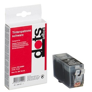 DOTS DOTS schwarz Druckerpatrone kompatibel zu Canon PGI-520 BK