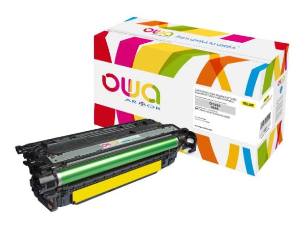 OWA Gelb wiederaufbereitet Tonerpatrone K15941OW