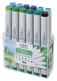 COPIC Marker classic, 12er Set Umweltfarben