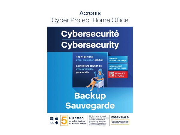ACRONIS ACRONIS CYBER PROTECT HOME OFFICE ESS. 5 PC 1YR SUBSCRIPTION (HOGASHLOS)