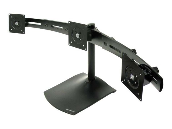 ERGOTRON DS100 Monitor Standfuß in Schwarz - Freistehende Monitorhalterung 33-323-200
