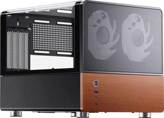 JONSBO V12 PC-Gehäuse, Mini-Tower, Micro-ATX - schwarz V12 BLACK