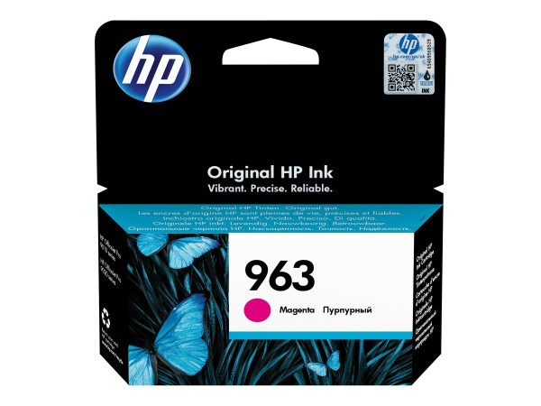 HP 963 Magenta Original Ink Cartridge 3JA24AE#301